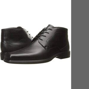Like New! Ecco Men's Black Johannesburg Ankle Boots - Size 9.5 / 43 EU